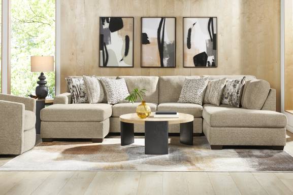 Sutterfield Beige 2 Pc Sectional