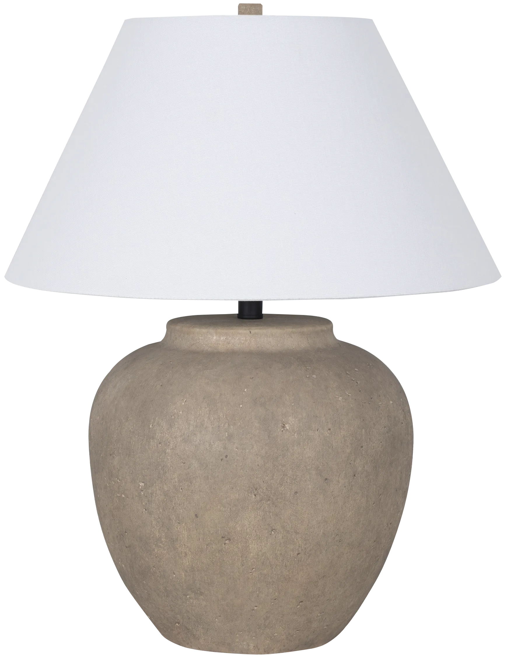 brown table lamp
