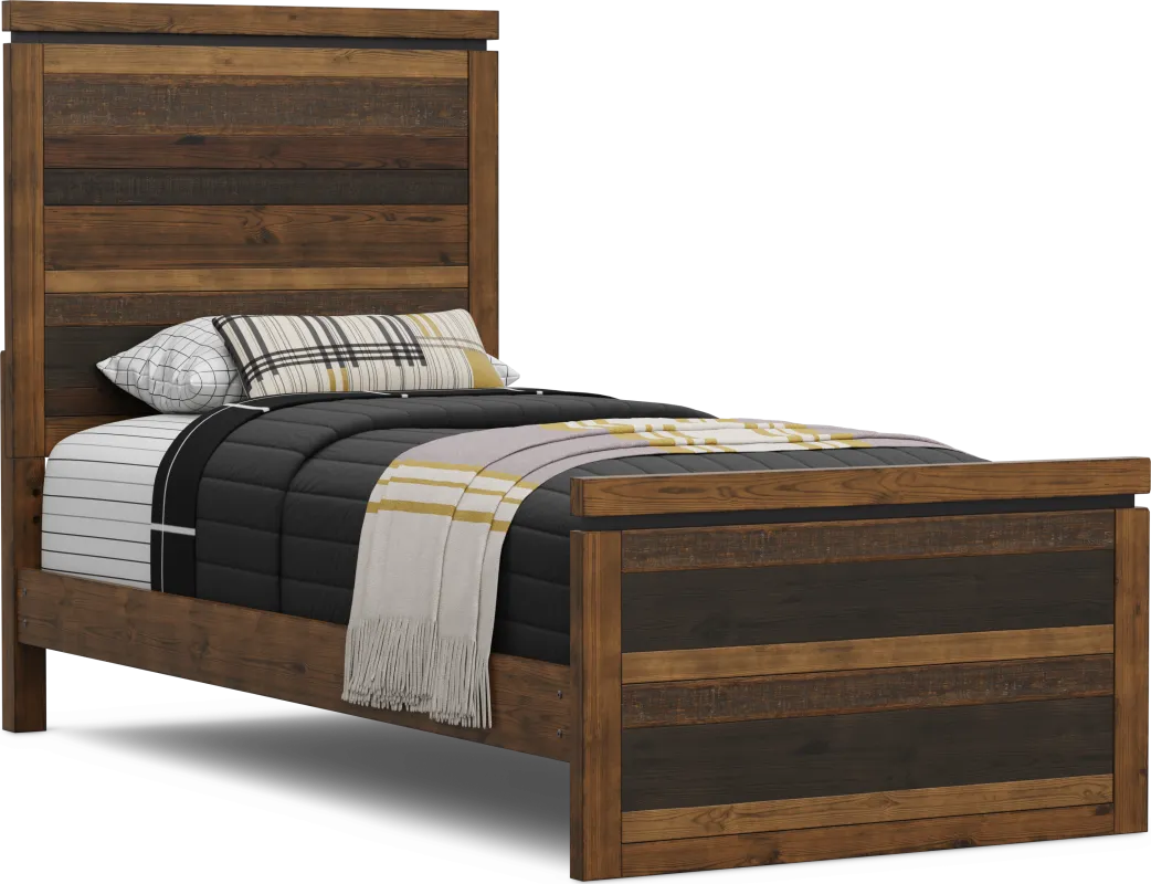 Kids Westover Hills Jr Brown Twin XL Panel Bed