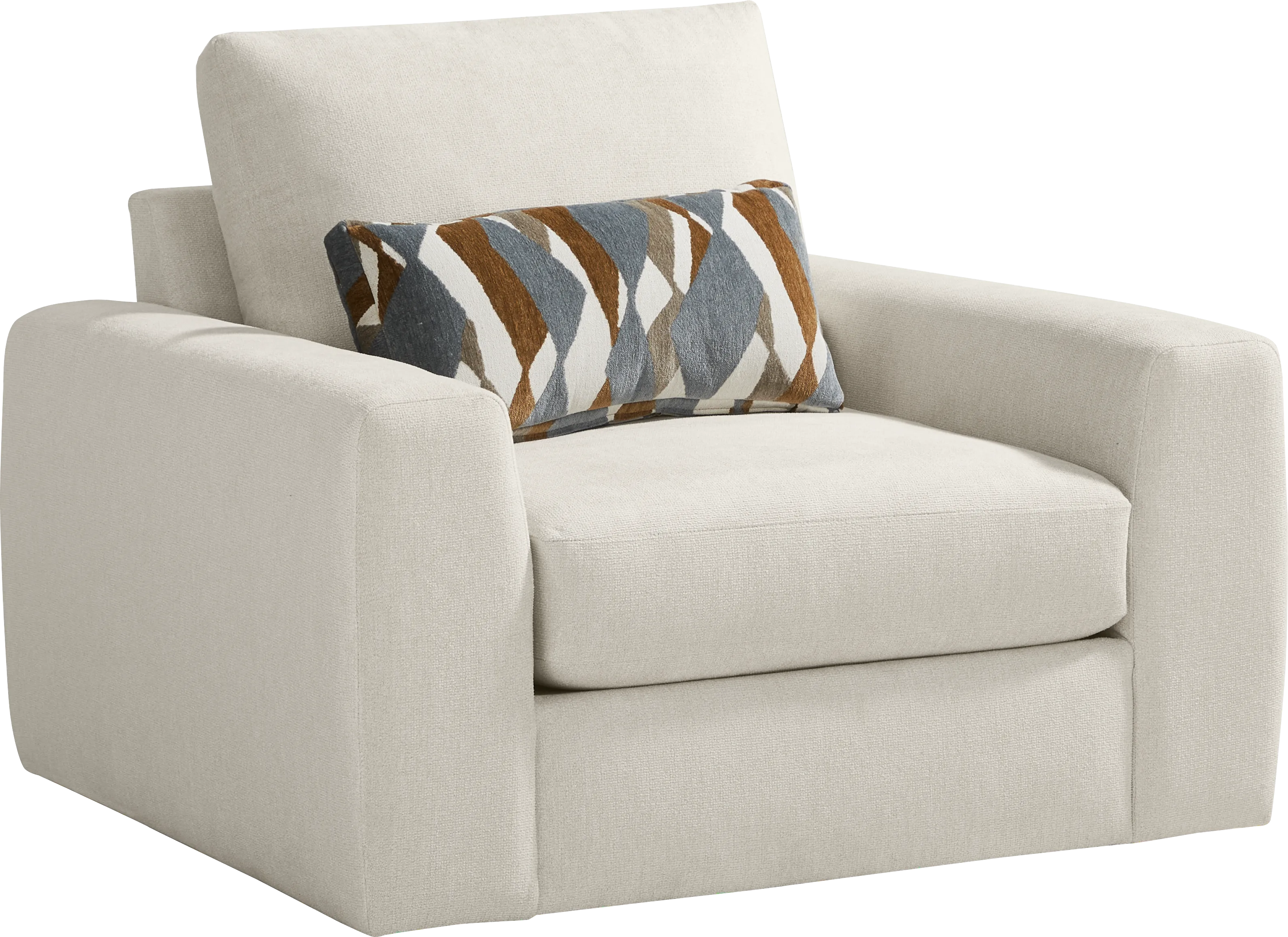 Alexander Ivory Swivel Chair - Thumbnail - Image 1