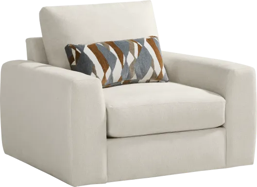 Alexander Ivory Swivel Chair