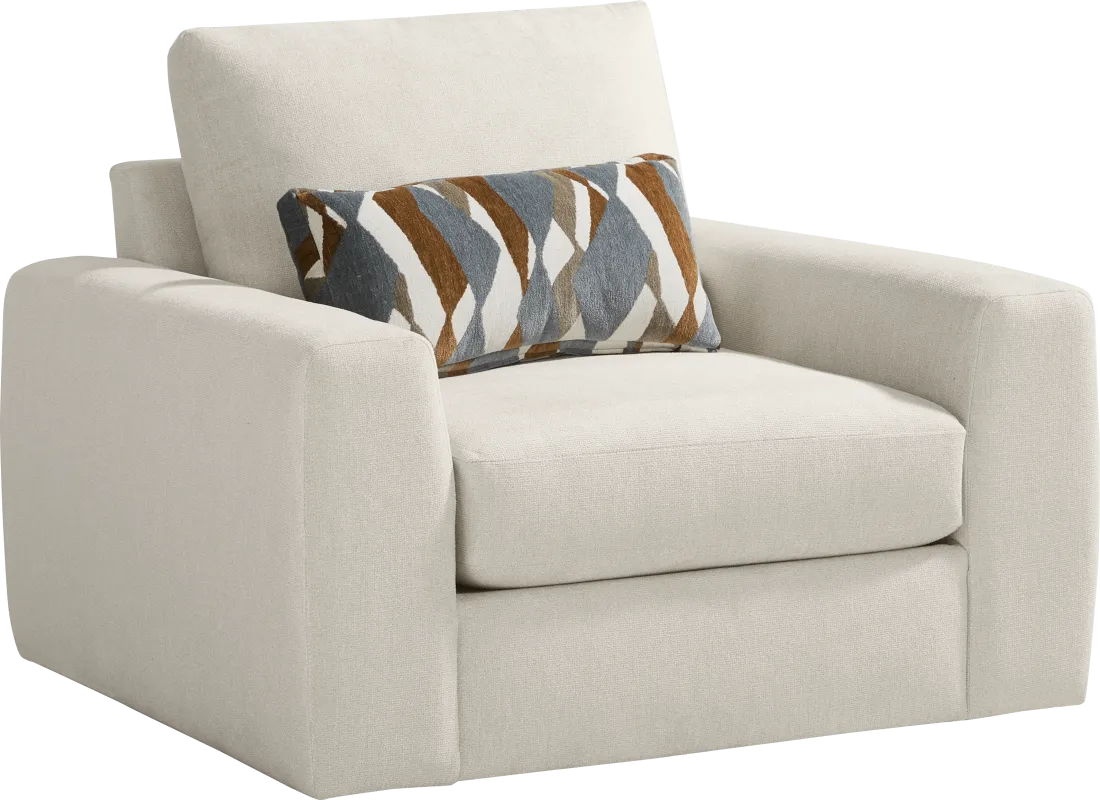 Alexander Ivory Swivel Chair