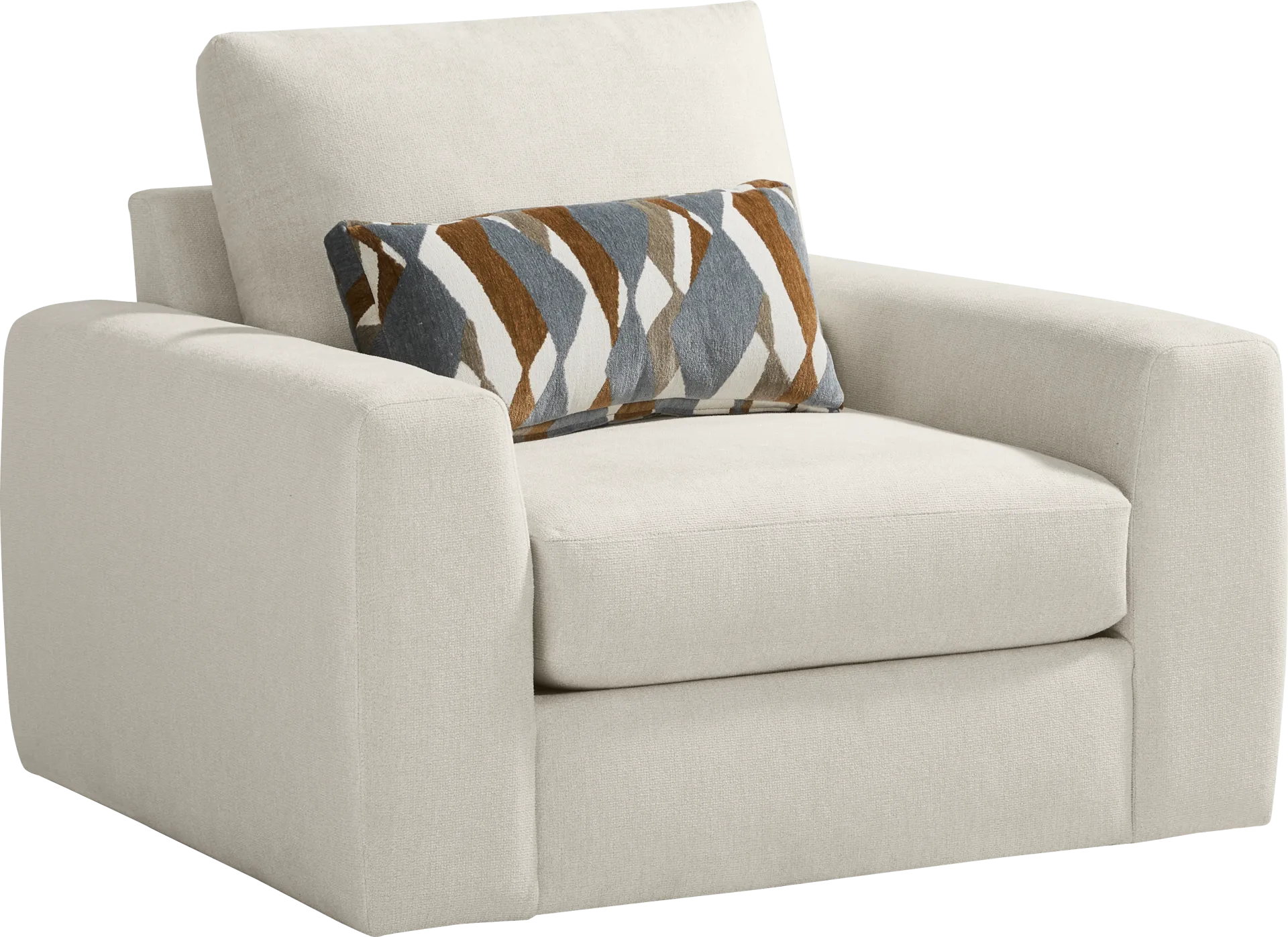 Alexander Ivory Swivel Chair - Image 1