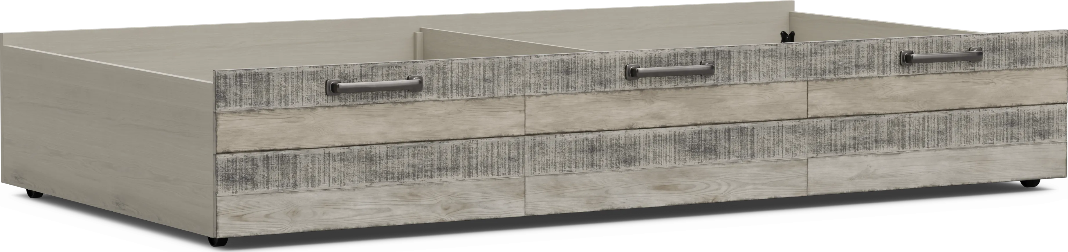 Kids Westover Hills Jr Gray Twin Storage Trundle - Thumbnail - Image 1