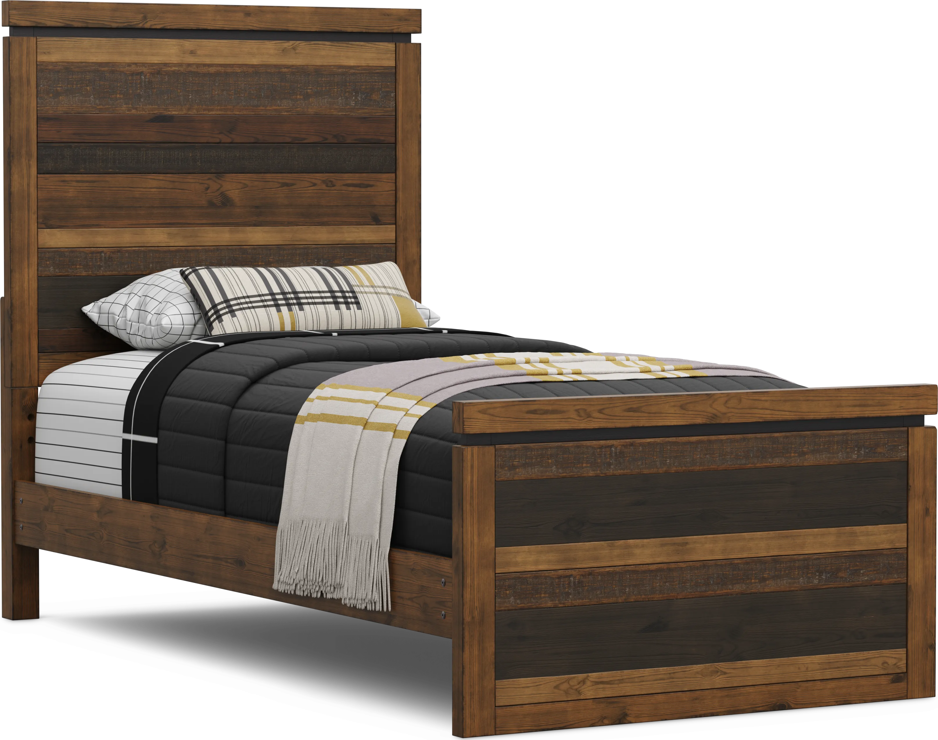Kids Westover Hills Jr Brown Twin Panel Bedroom - Thumbnail - Image 2