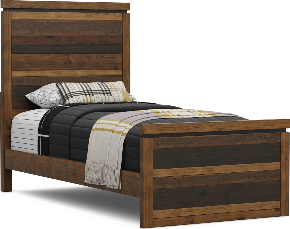 Kids Westover Hills Jr Brown Twin Panel Bed