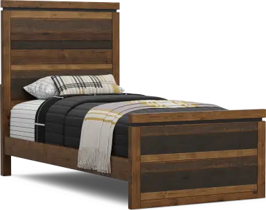 3 pc twin panel bed