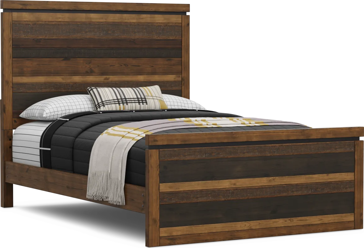 Kids Westover Hills Jr Brown Full Panel Bed