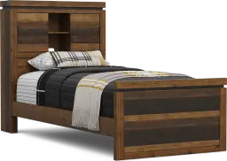 3 pc twin bookcase bed