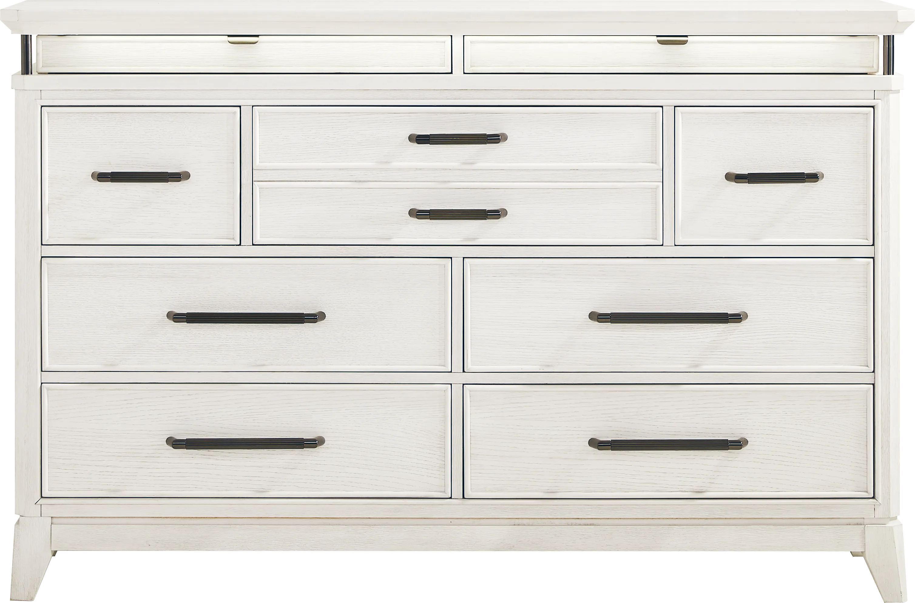 Heiress White 5 Pc Queen Upholstered Bedroom - Thumbnail - Image 4