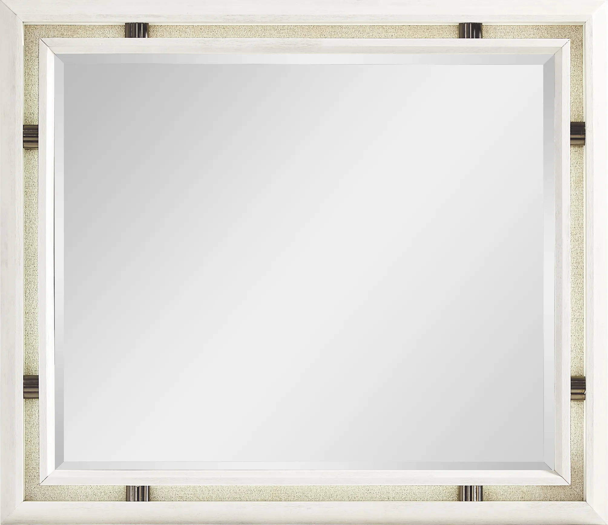 Heiress White 5 Pc Queen Upholstered Bedroom - Thumbnail - Image 10