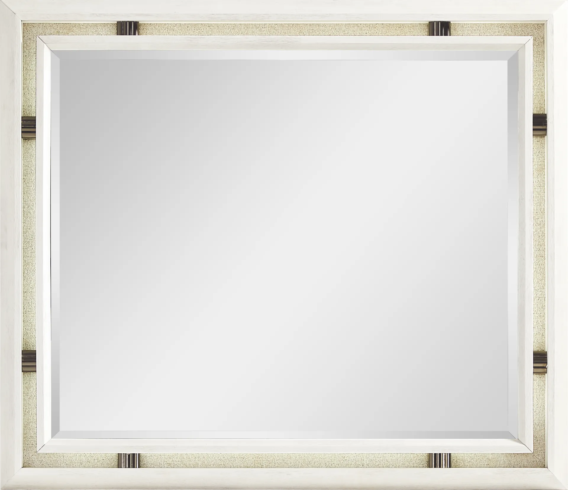 Heiress White 5 Pc Queen Upholstered Bedroom - Image 10