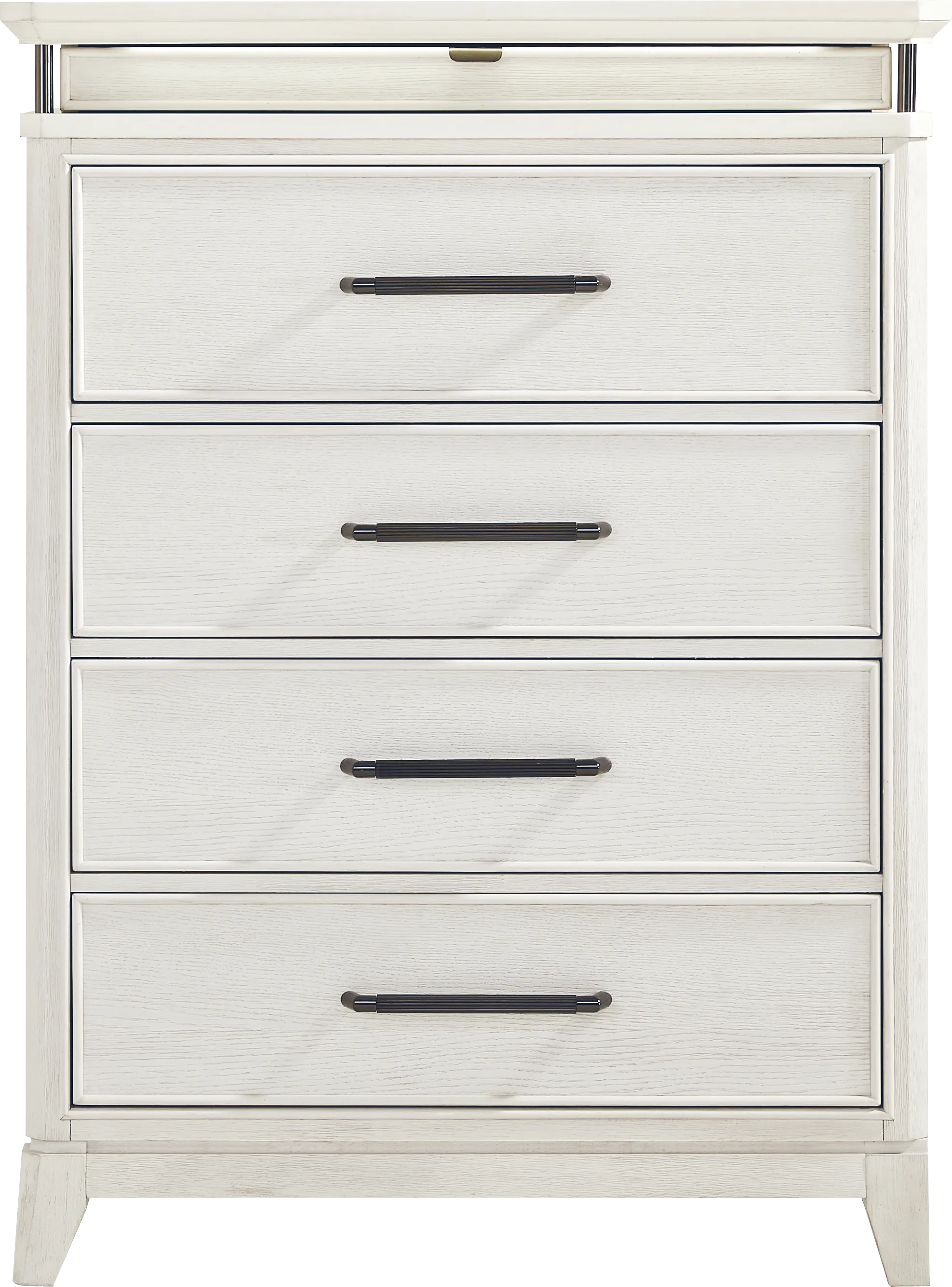 Heiress White 5 Pc Queen Upholstered Bedroom - Thumbnail - Image 4