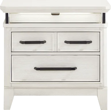 Heiress White Nightstand