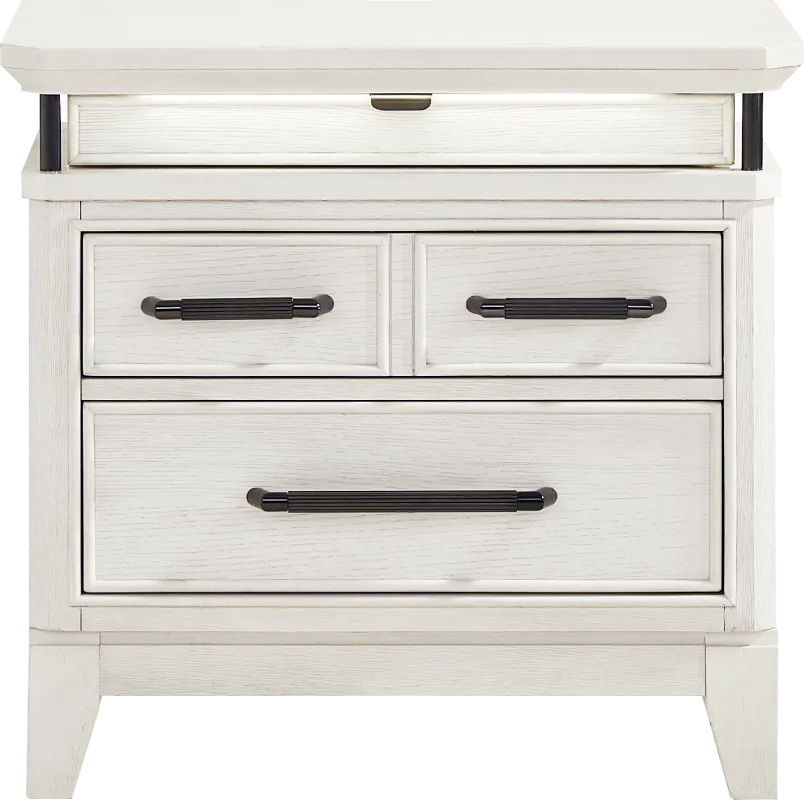 Heiress White Nightstand