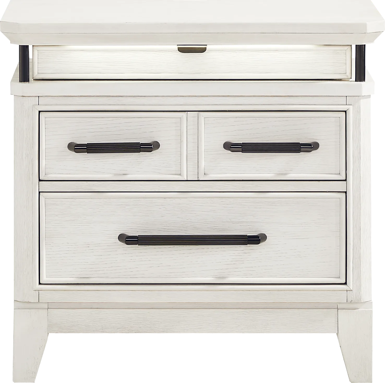 Heiress White 5 Pc Queen Upholstered Bedroom - Image 7