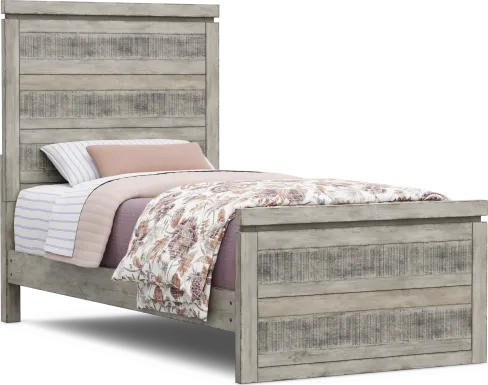 Kids Westover Hills Jr Gray Twin Panel Bed