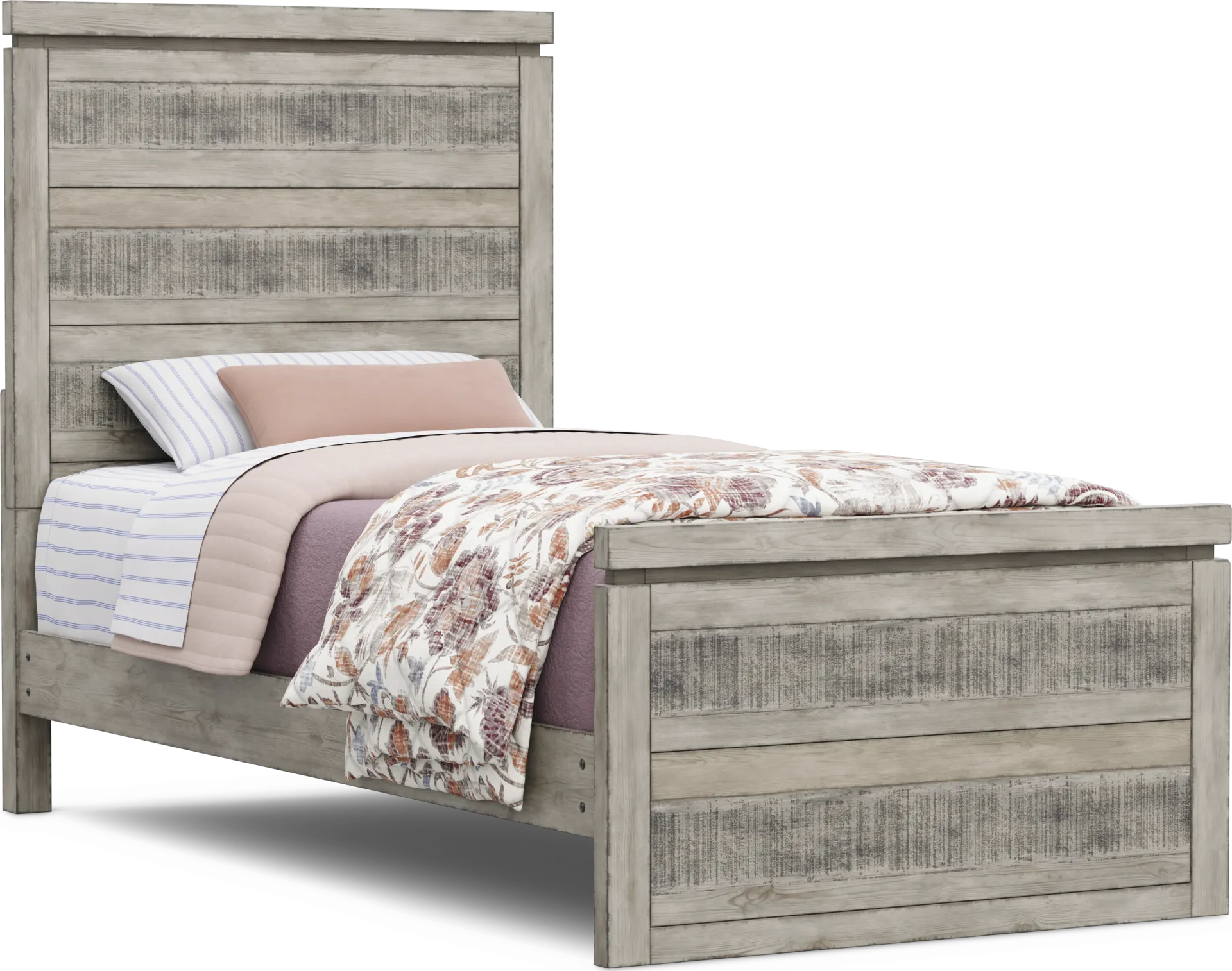 Kids Westover Hills Jr Gray Twin Panel Bed - Image 1