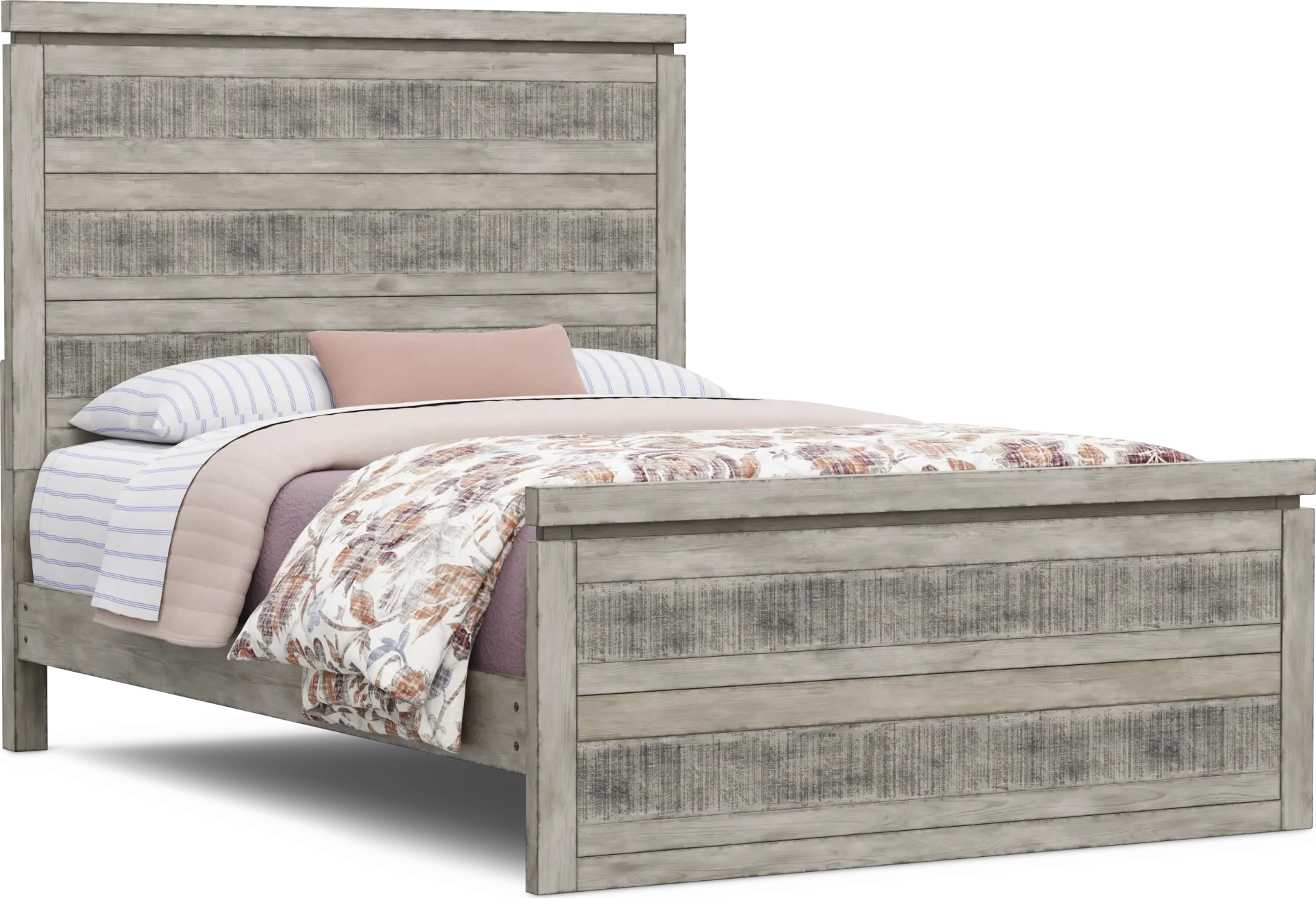 Kids Westover Hills Jr Gray Full Panel Bed