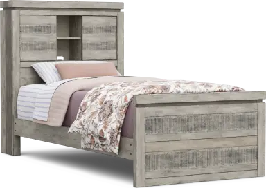 3 pc twin bookcase bed