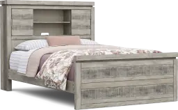 3 pc full bookcase bed