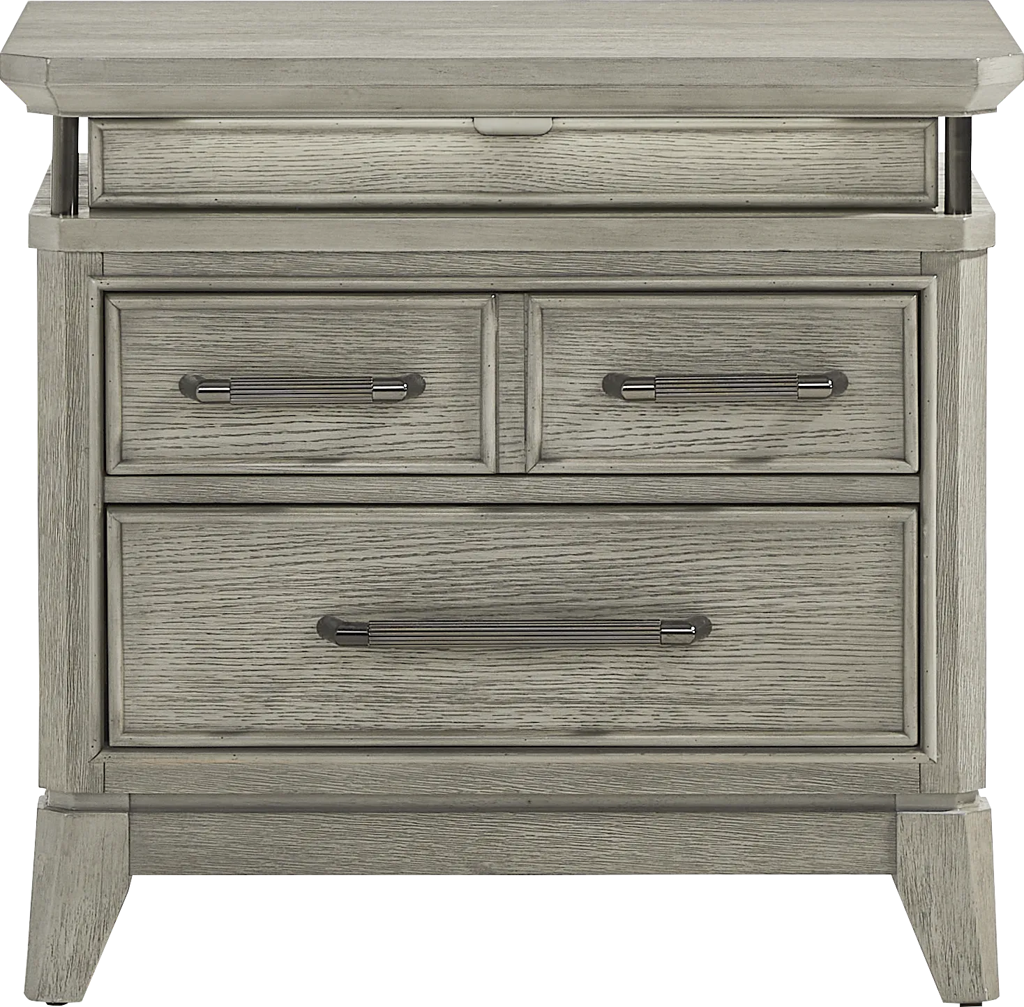 Heiress Gray 5 Pc King Upholstered Bedroom - Thumbnail - Image 7