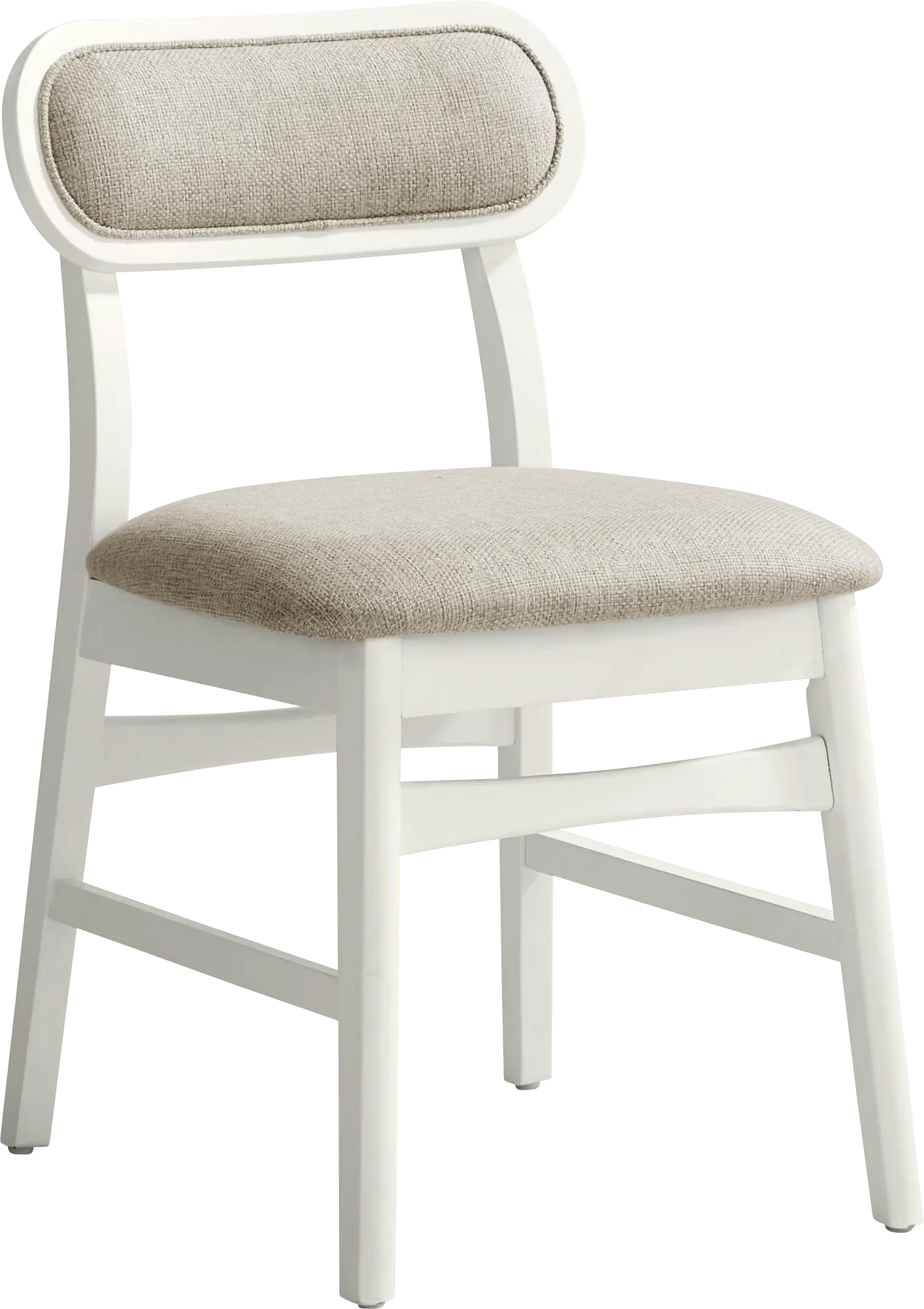 Watertown White Upholstered Side Chair