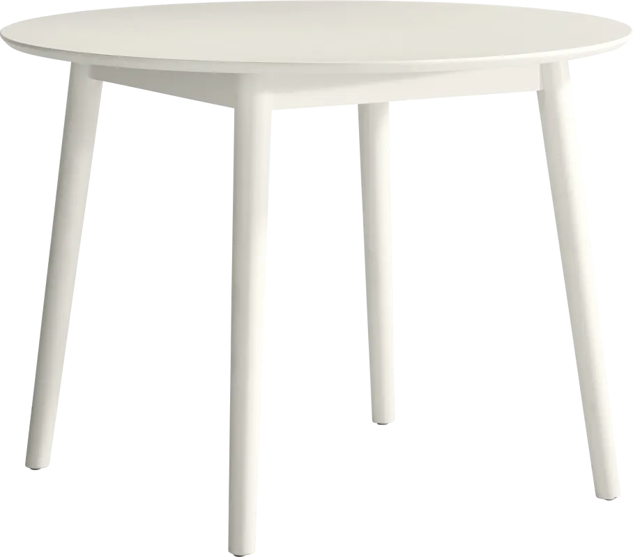 Watertown White Round Dining Table