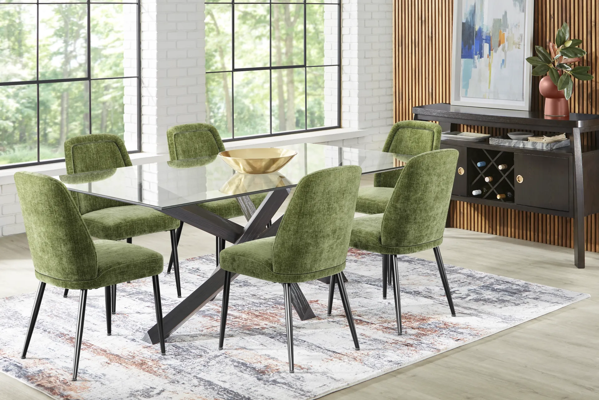 Hollybrooke Black Dining Table - Image 1