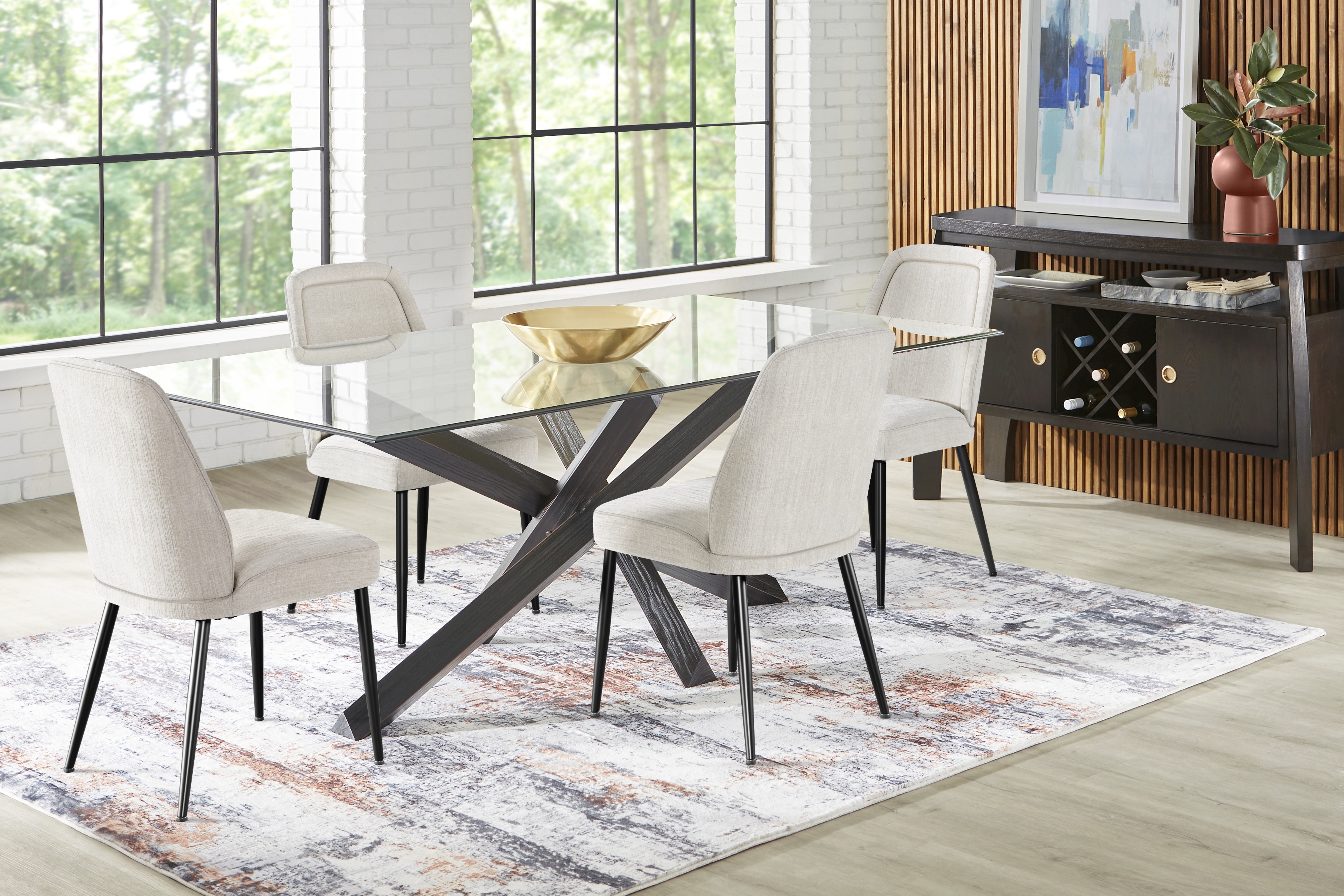 Axia Black Dining Table - Thumbnail - Image 2