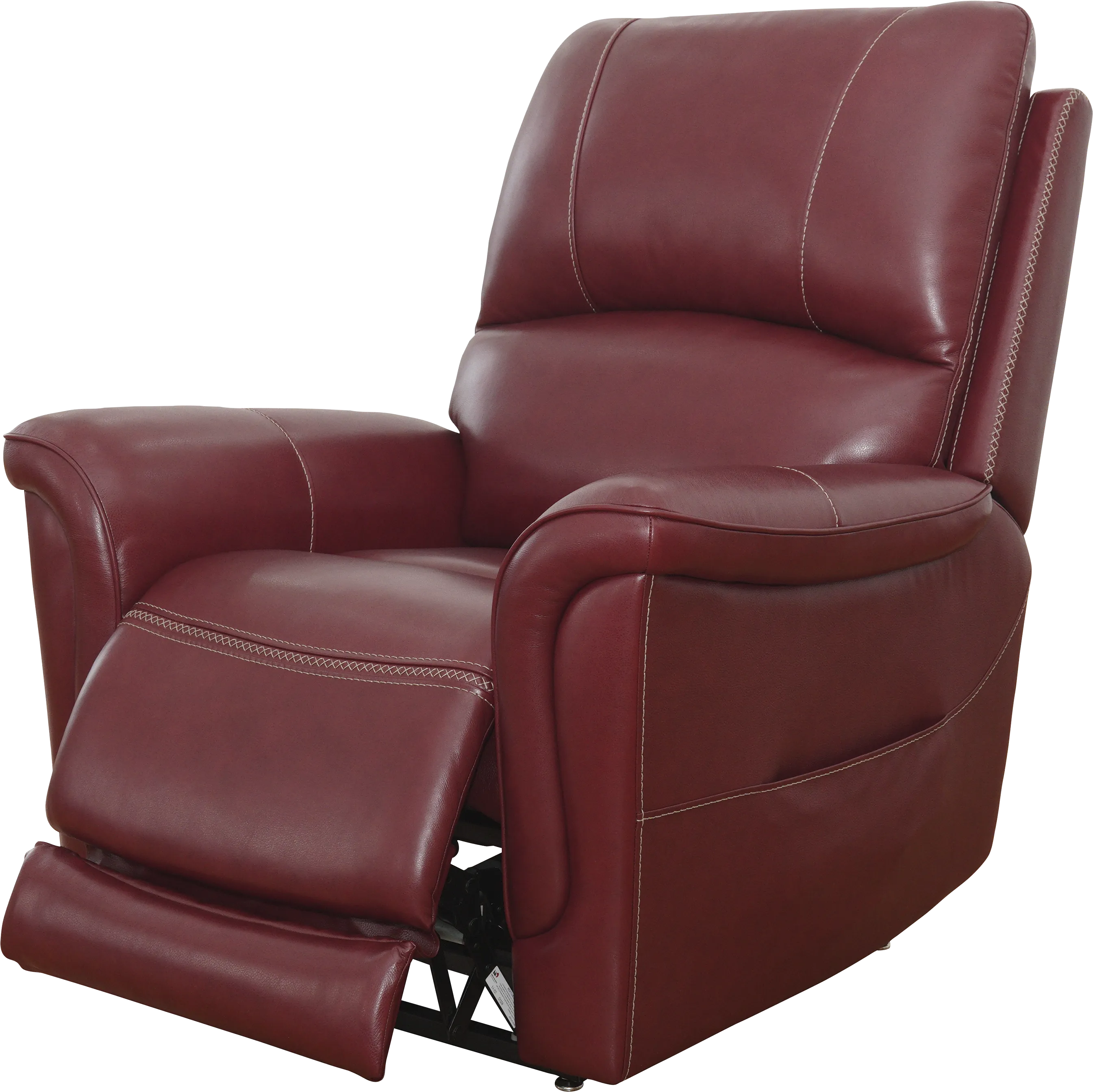 Castmore II Red Triple Power Lift Recliner - Thumbnail - Image 1