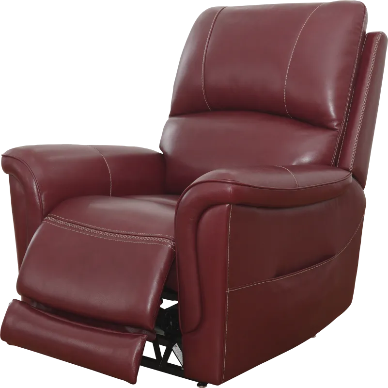 Castmore II Red Triple Power Lift Recliner