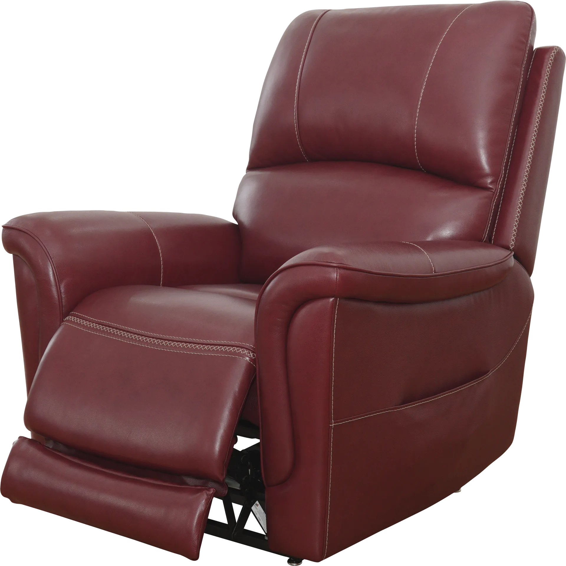 Castmore II Red Triple Power Lift Recliner - Image 1
