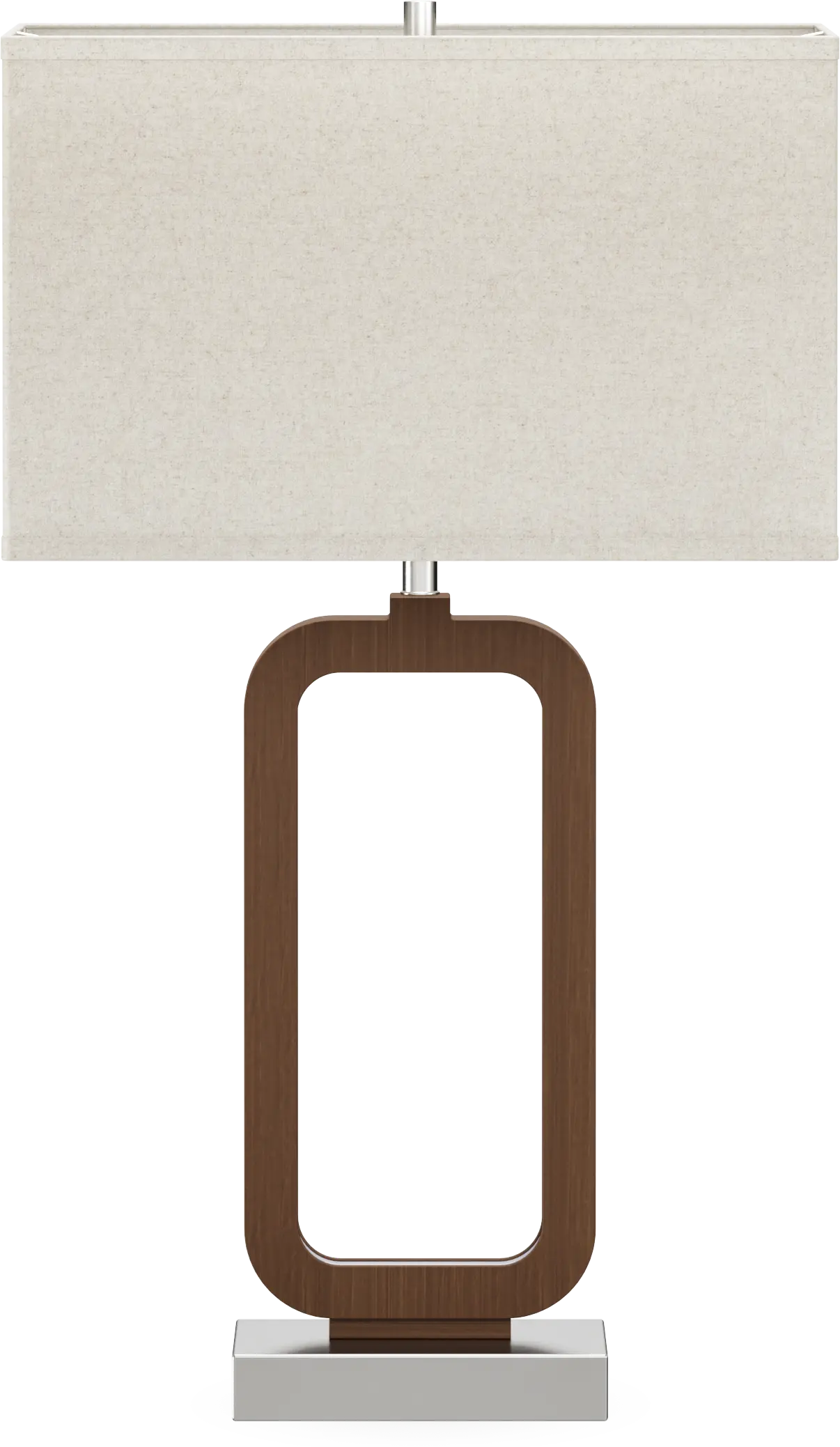 Robin Lane Walnut Finish Table Lamp
