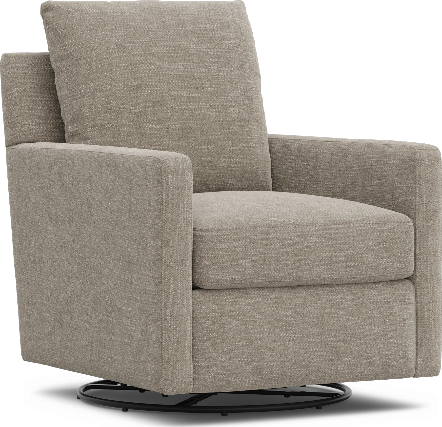 Tempo Modular Beige Swivel Glider - Thumbnail - Image 1