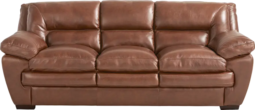 Hayworth Brown Leather Sofa