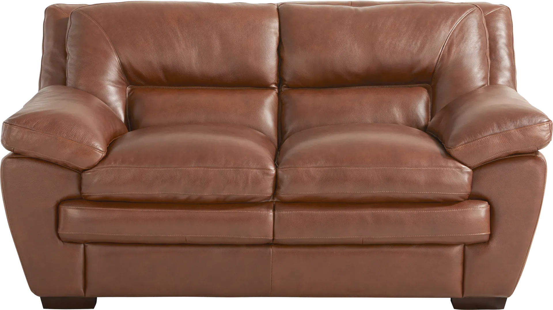 Hayworth Brown Leather 8 Pc Living Room - Image 7