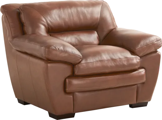 Hayworth Brown Leather Chair
