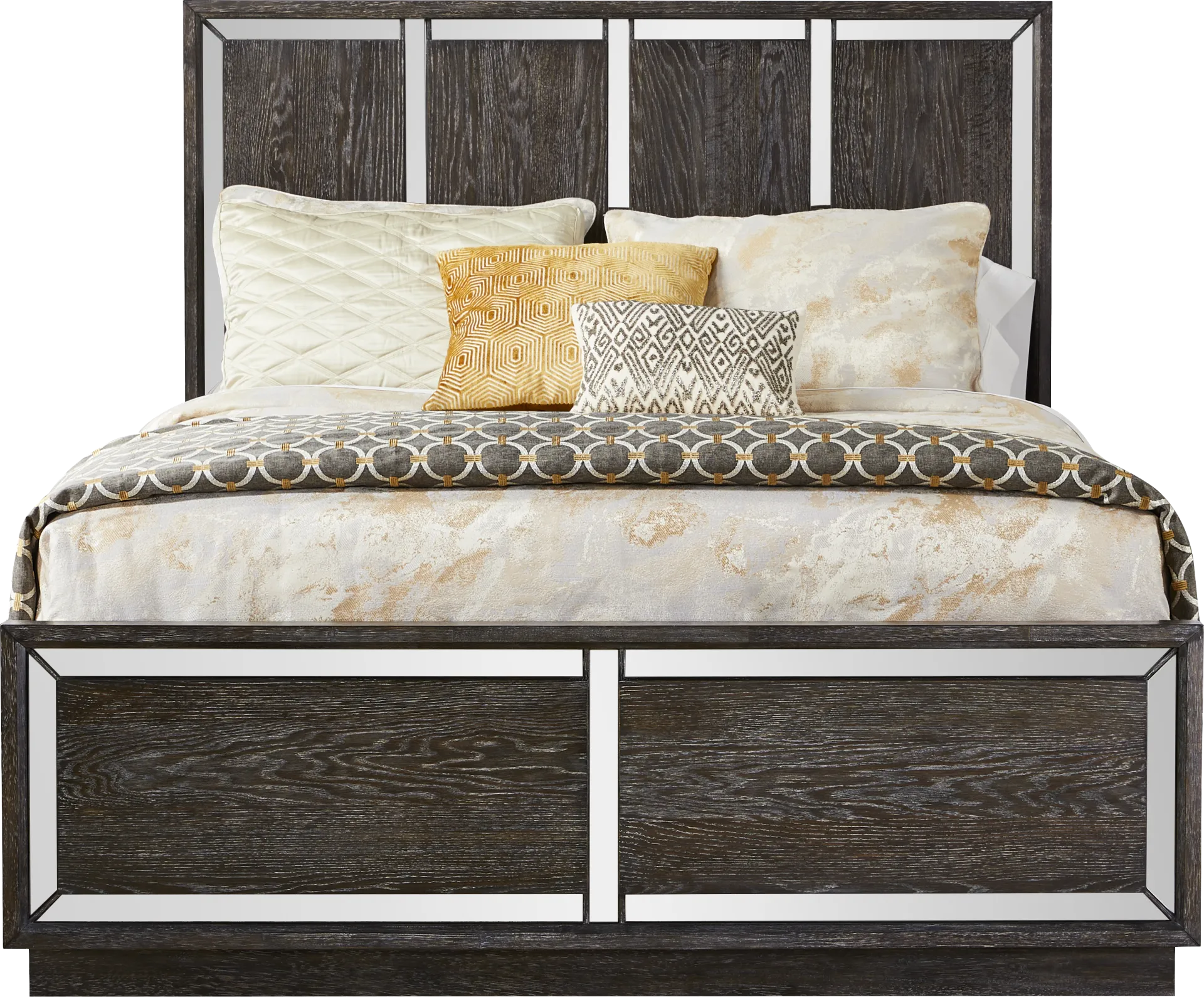 Savoy Creek Ash Gray 5 Pc Queen Panel Bedroom - Image 2