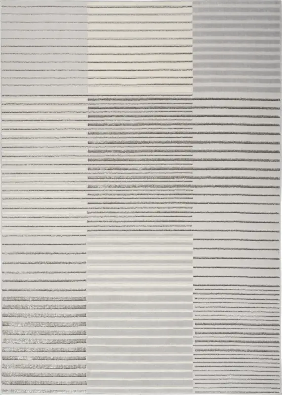 Paphi Silver/Gray 5'3 x 7'3 Rug