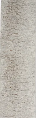 Banja Gray 2'2 x 7'6 Runner Rug