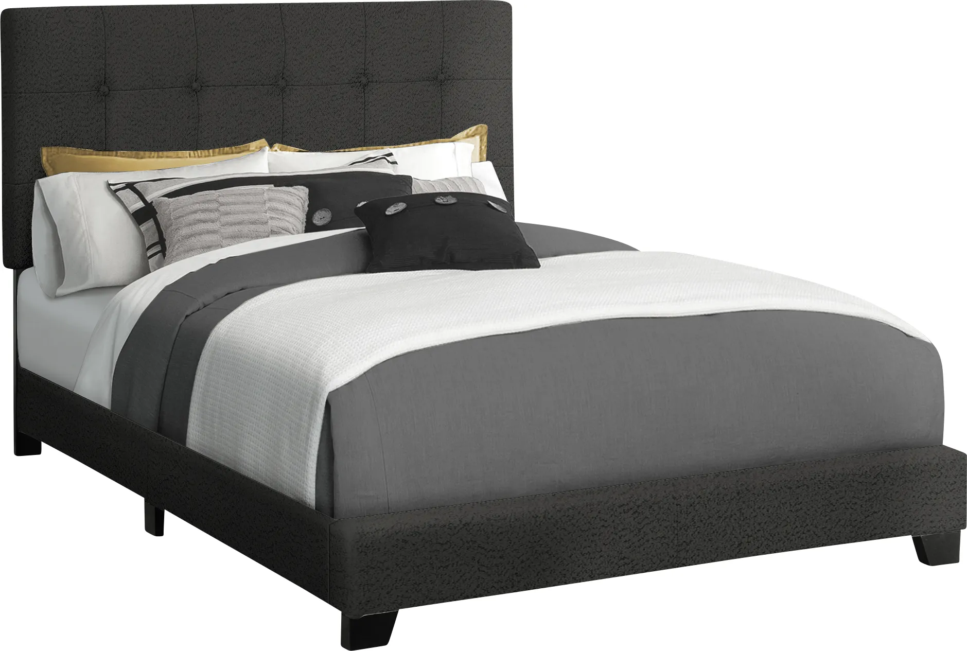 Gemmart Black Full Bed - Image 1