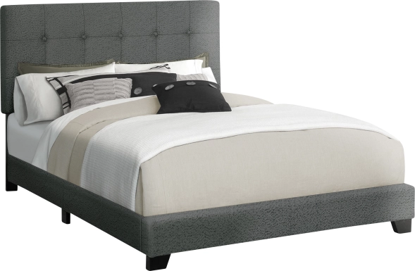 Gemmart Dark Gray Queen Bed
