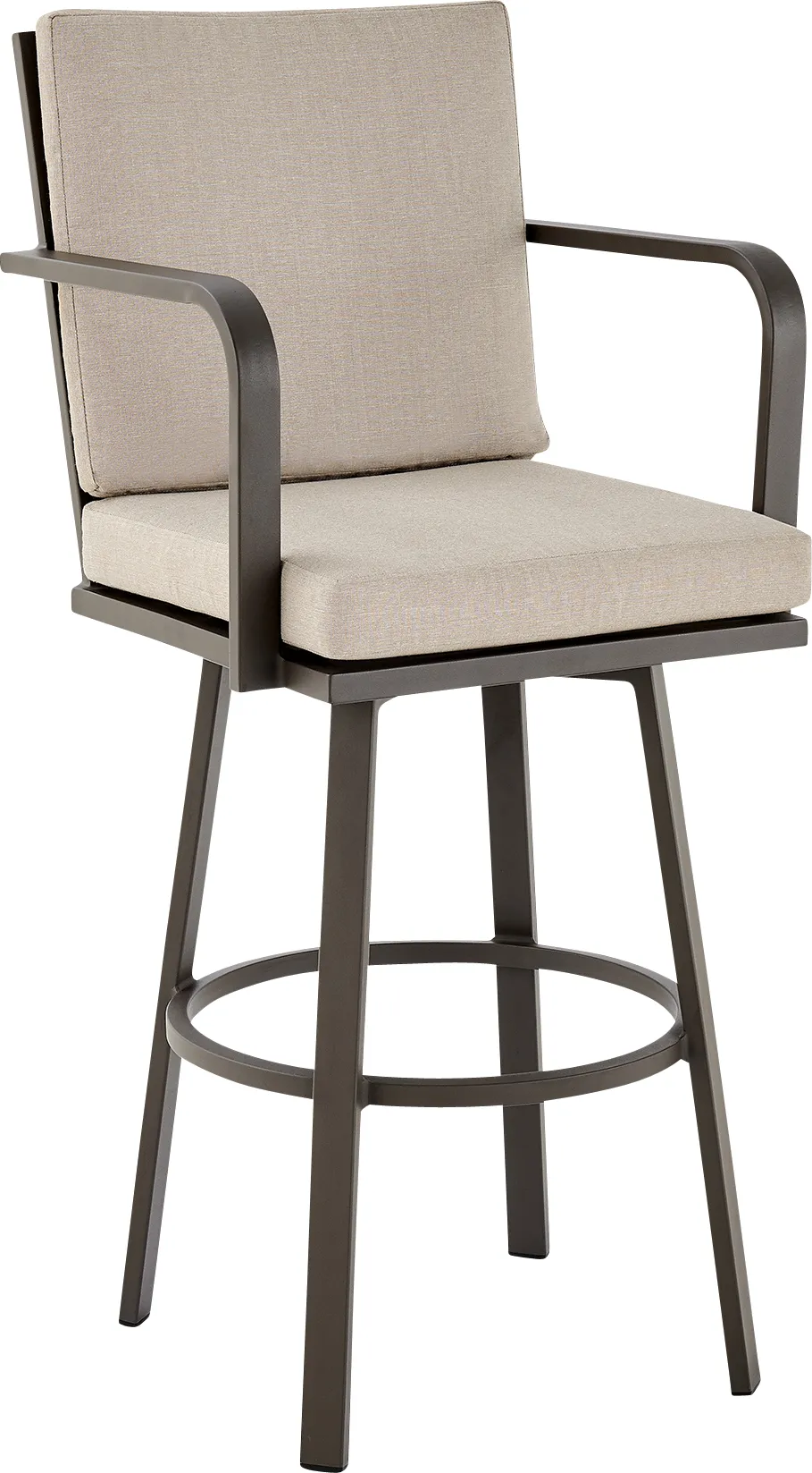 Outdoor Owlmart II Brown Counter Height Stool - Thumbnail - Image 1