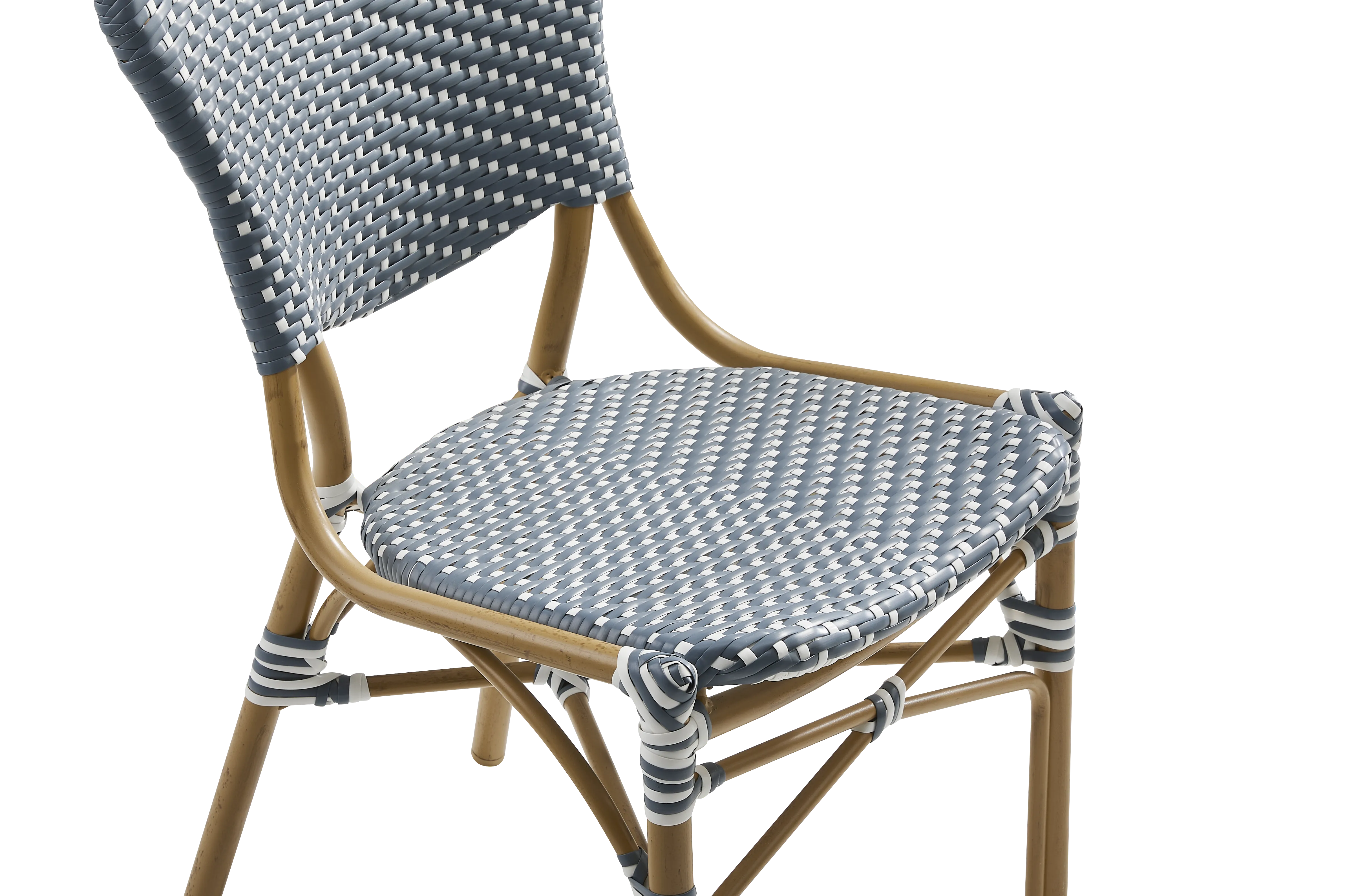 Juliette II Navy Outdoor Side Chair - Image 8