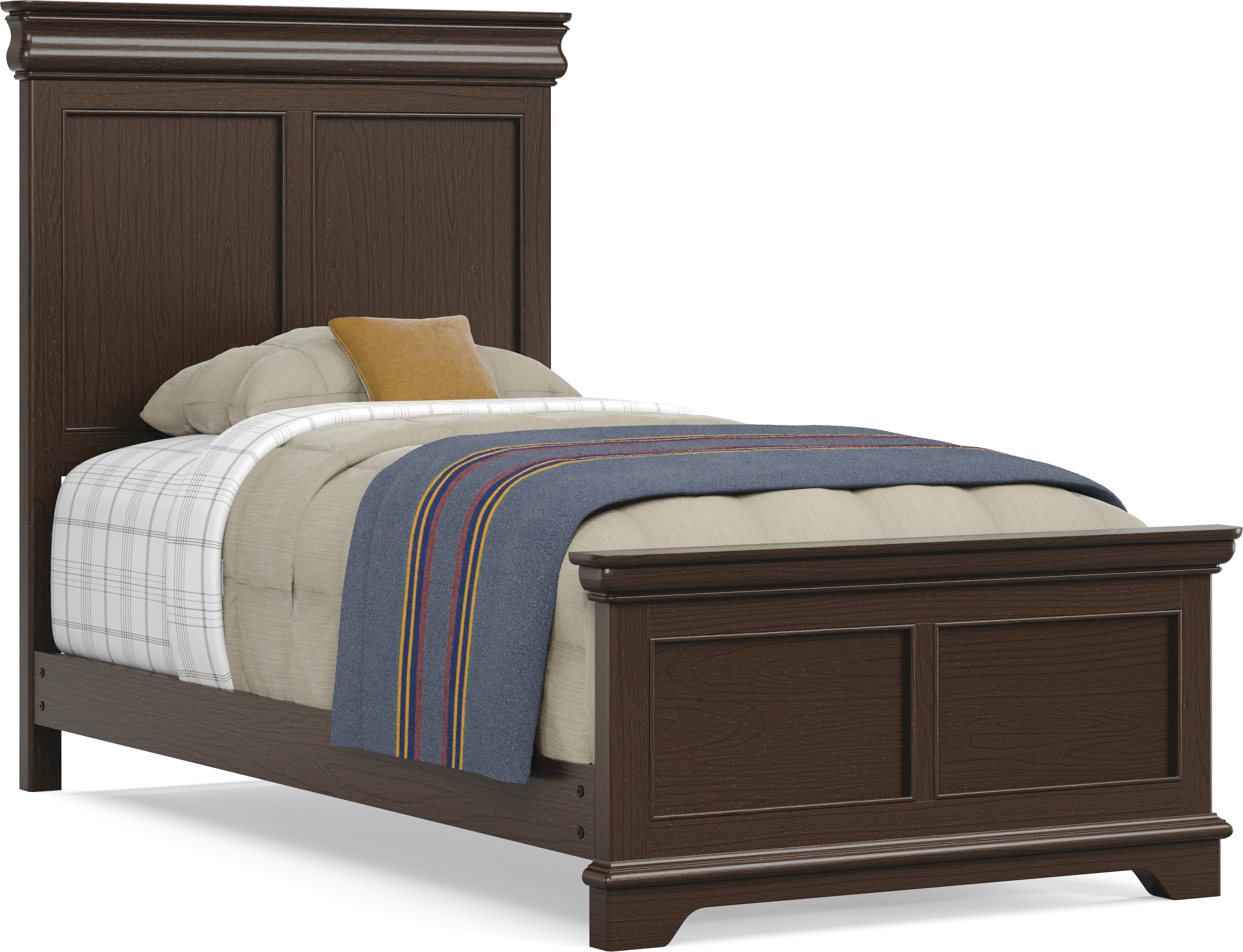 Kids Oberon Chocolate Twin Panel Bedroom - Thumbnail - Image 2