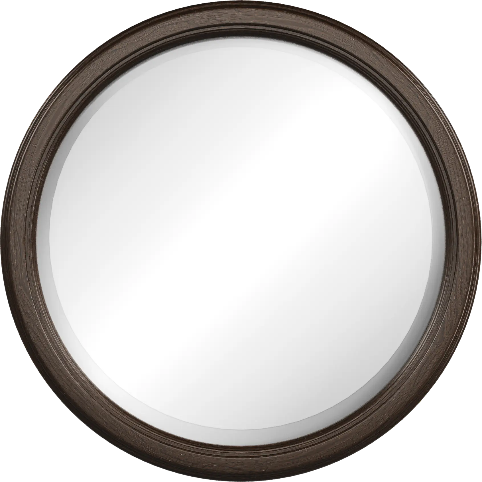 Kids Oberon Chocolate Round Mirror