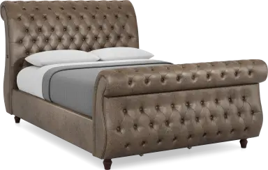 3 pc queen upholstered bed