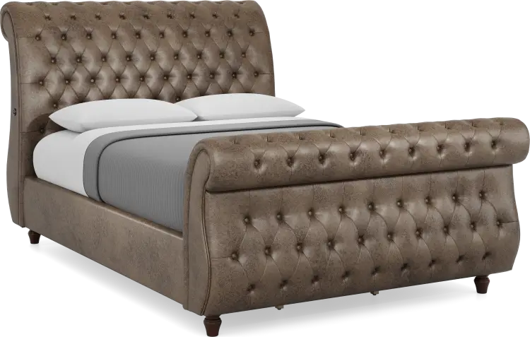 3 pc queen upholstered bed