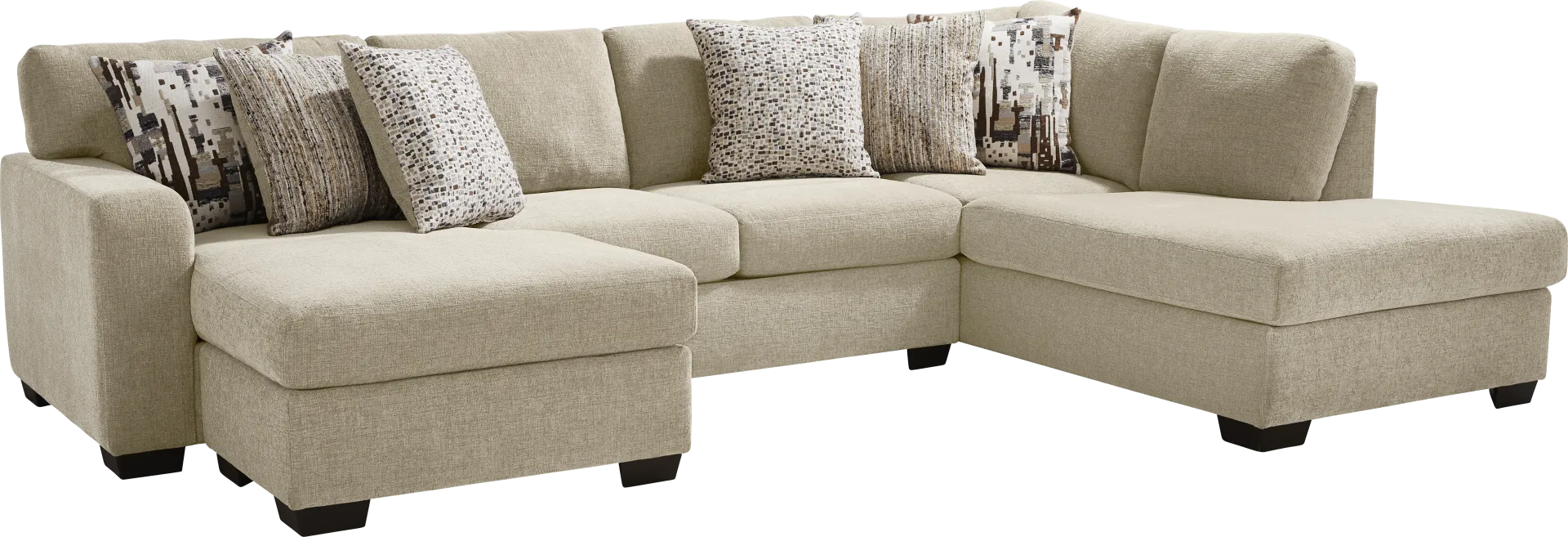 Sutterfield Beige 2 Pc Sectional - Image 1